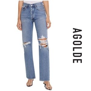 Agolde Lana High Rise Vintage Straight Jeans